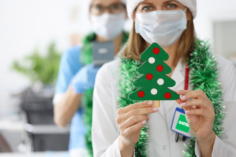 Enfermeras hospital Navidad